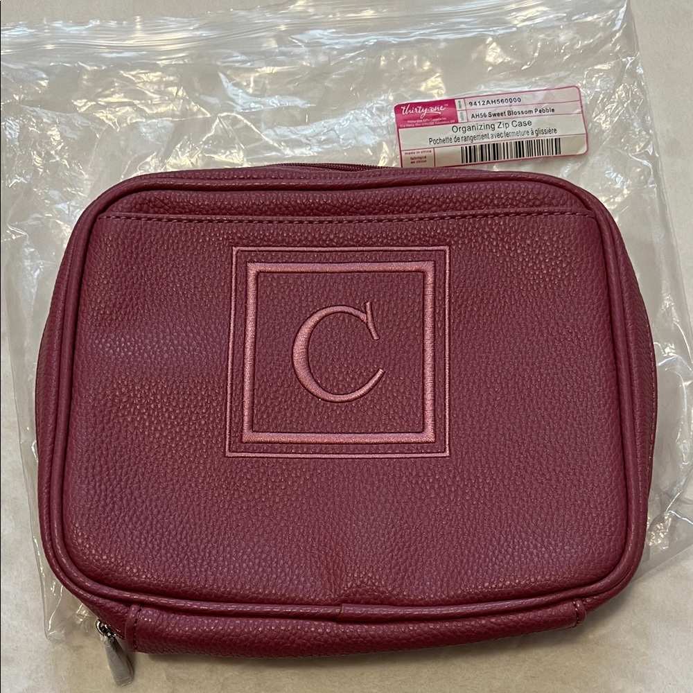 Thirty One Organizing Zip Case in Sweet Blossom